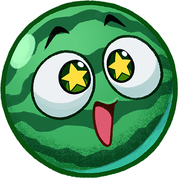 Watermelon fruit merge underwater