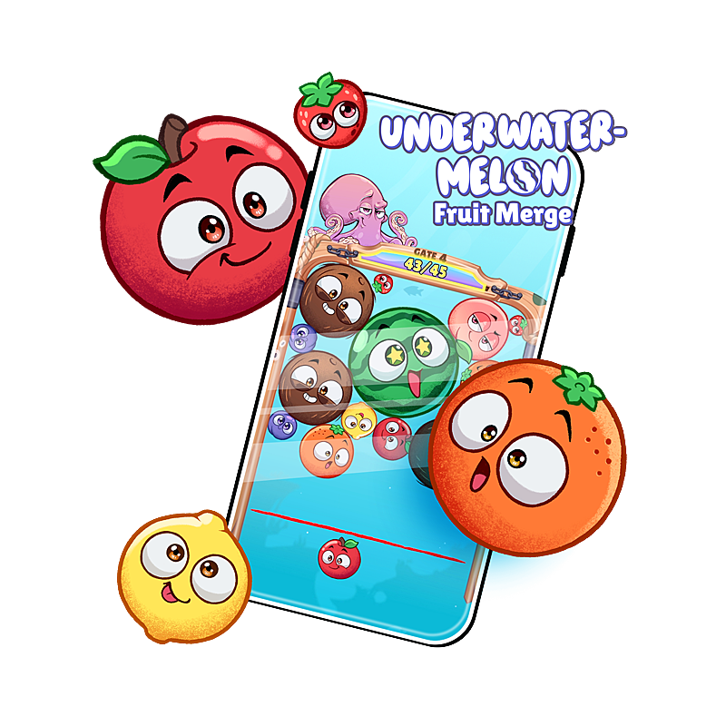 Underwatermelon Mobile with fruits2
