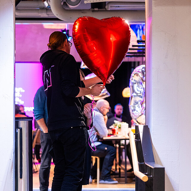 Nextgames hoodie at office