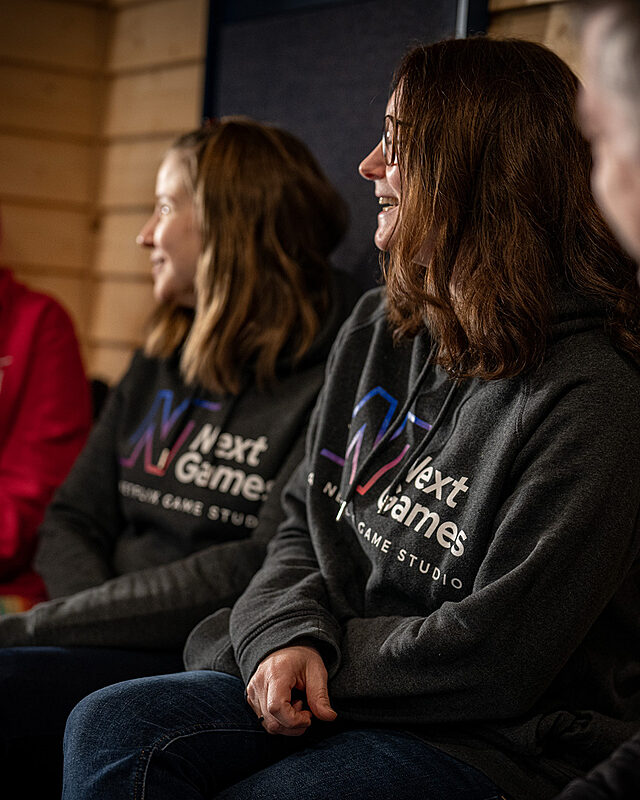 Team meeeting laughs