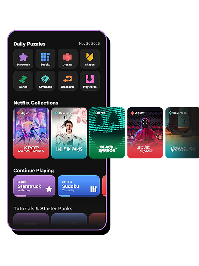 Puzzled hub games netflix puzzles